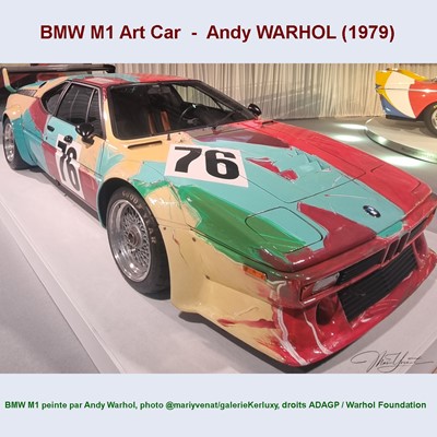 La BMW M1 par Andy WARHOL
