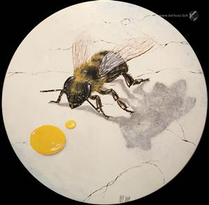 Painting - Honey fly - Le Tutour Nicolas)