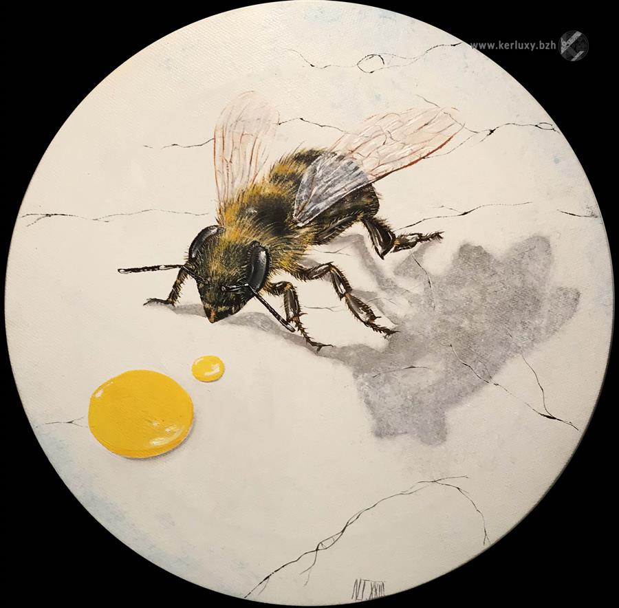 Painting - Honey fly - Le Tutour Nicolas