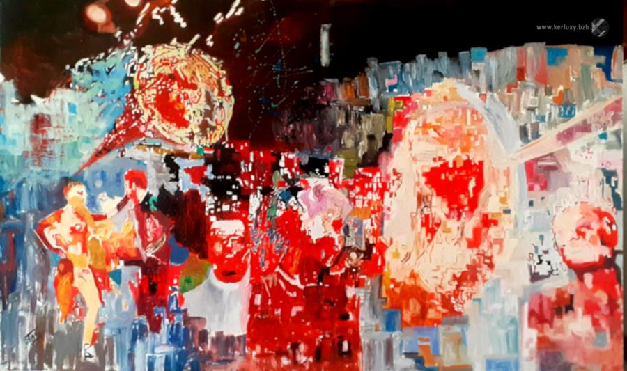 painting - The Jazz Concert - Alagna Franck