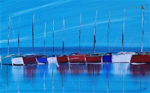 Painting - Alignment - Guellec Patrick)