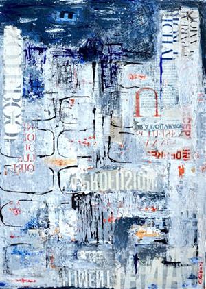 peinture - Silhouette Urbaine - Giboni Christine)