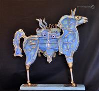 Sculpture - King bearer, Trojan horse - Stanko Kristic