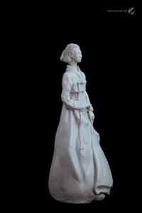 sculpture - The Korean woman in Hanbok - Mylène La Sculptrice