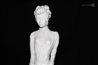 Sculpture - Lady 1900 in bun - Mylène La Sculptrice